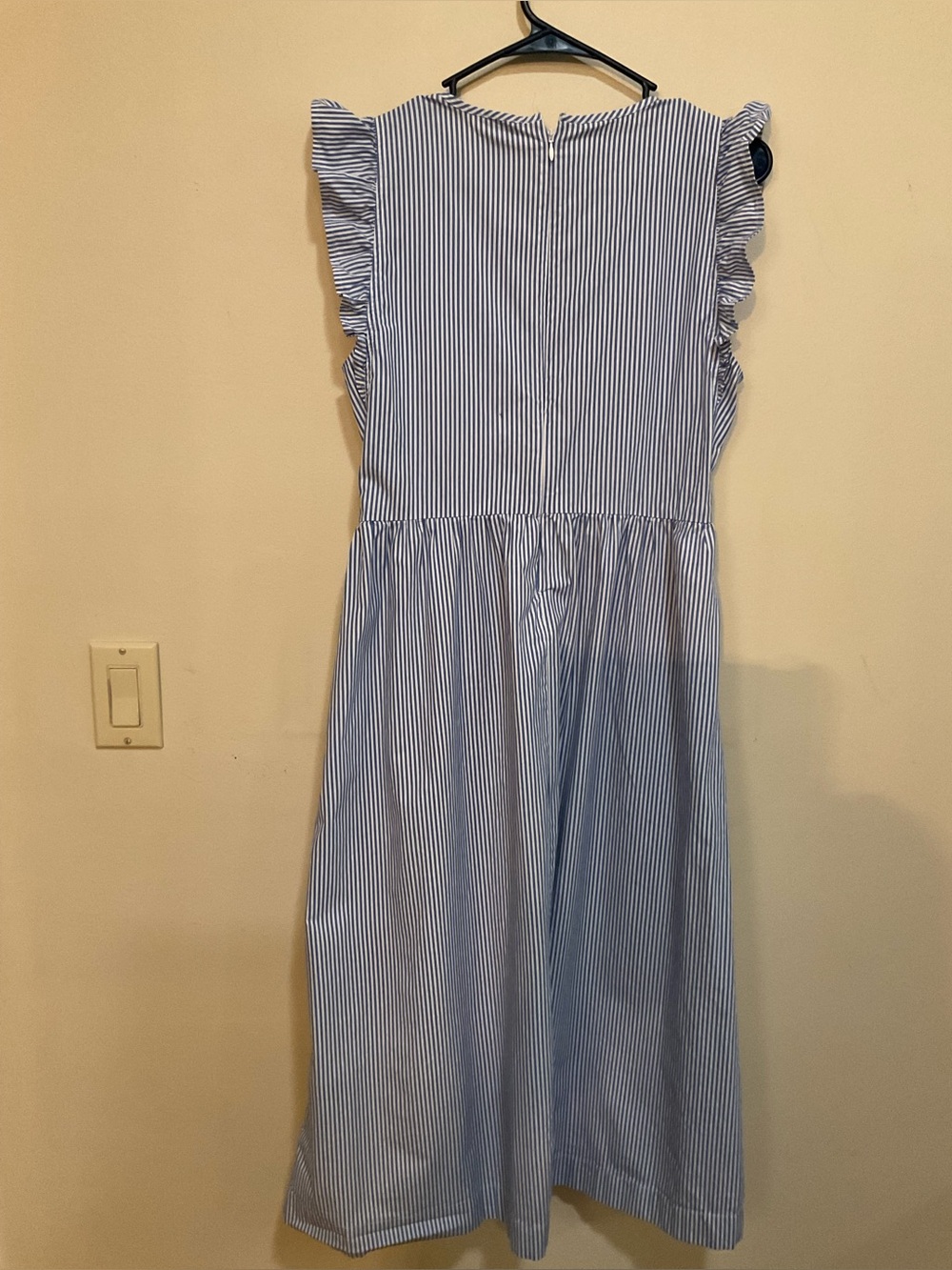 J. Crew Smocked flutter-sleeve midi dress - Picture 7 of 8